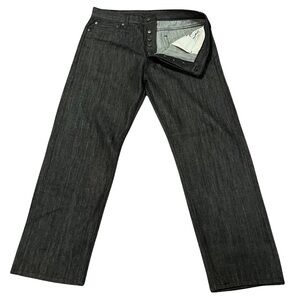 Vintage Levi’s 562 Men’s Dark-Washed Jeans 36x32 LOOSE TAPER 90’s Denim